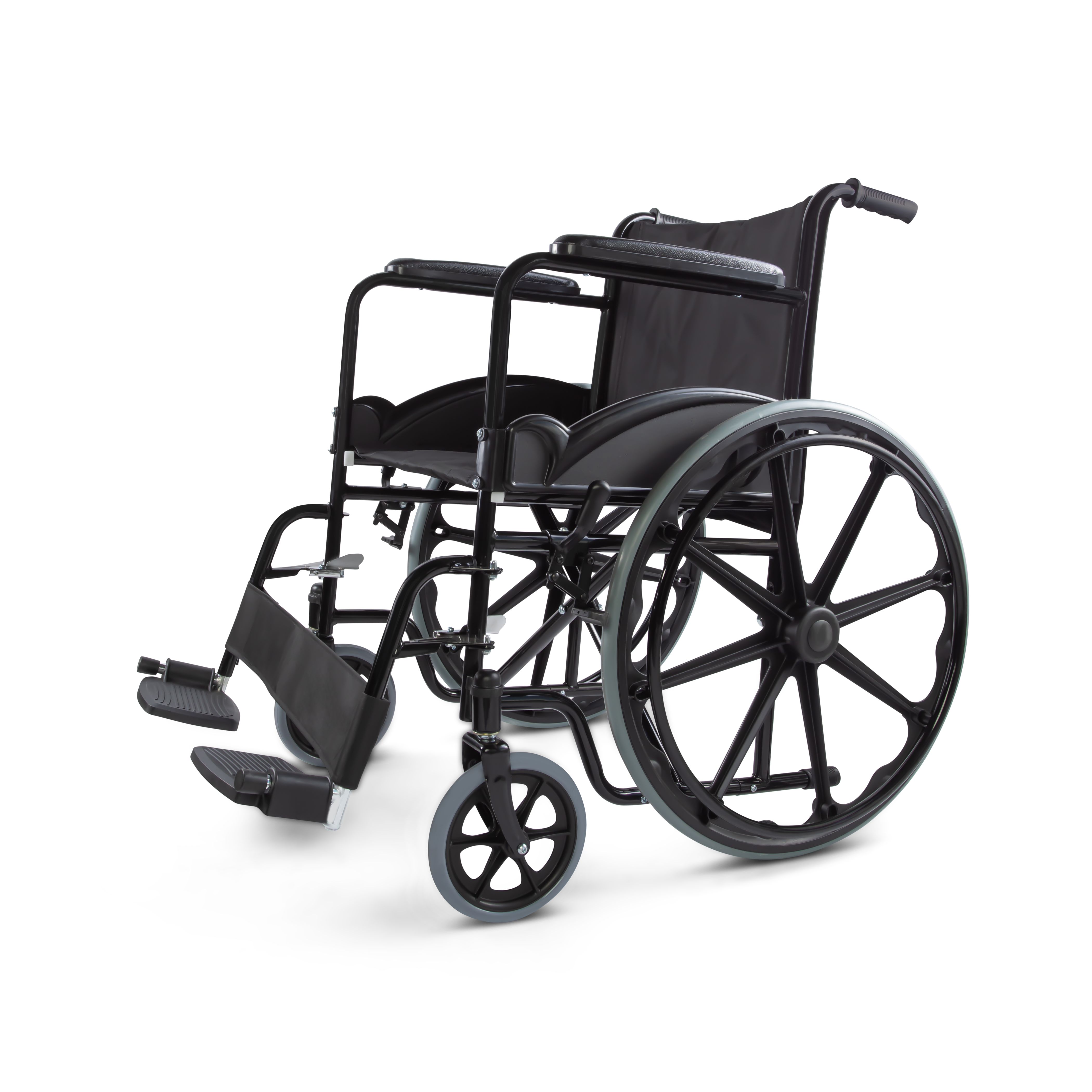 GAESCA Basic Portable Steel Self Propel Wheelchair